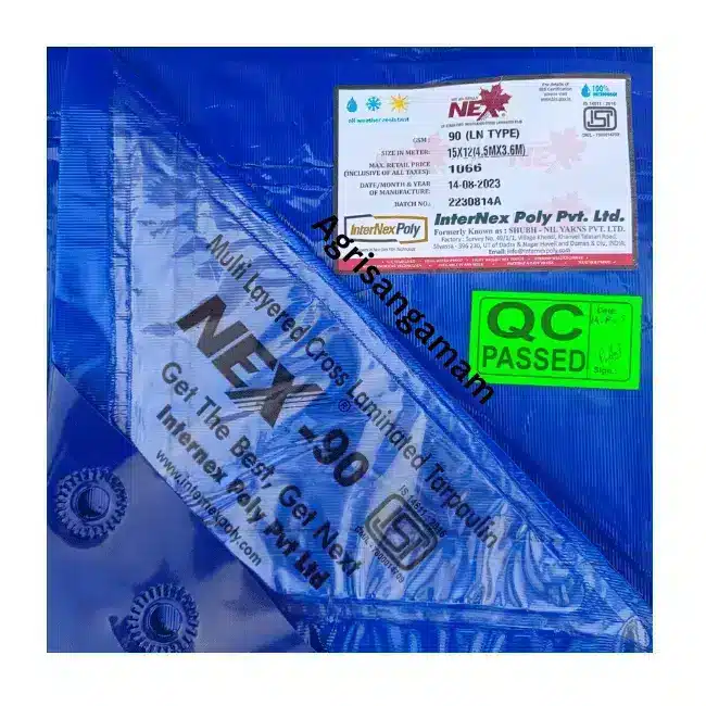 Nex 90gsm cross laminated Tarpaulin